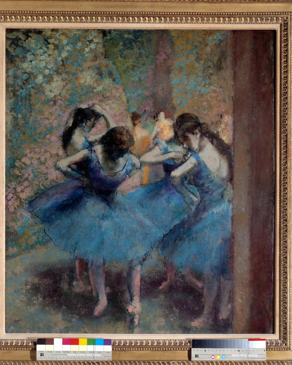 Dansere i blått av Edgar Degas