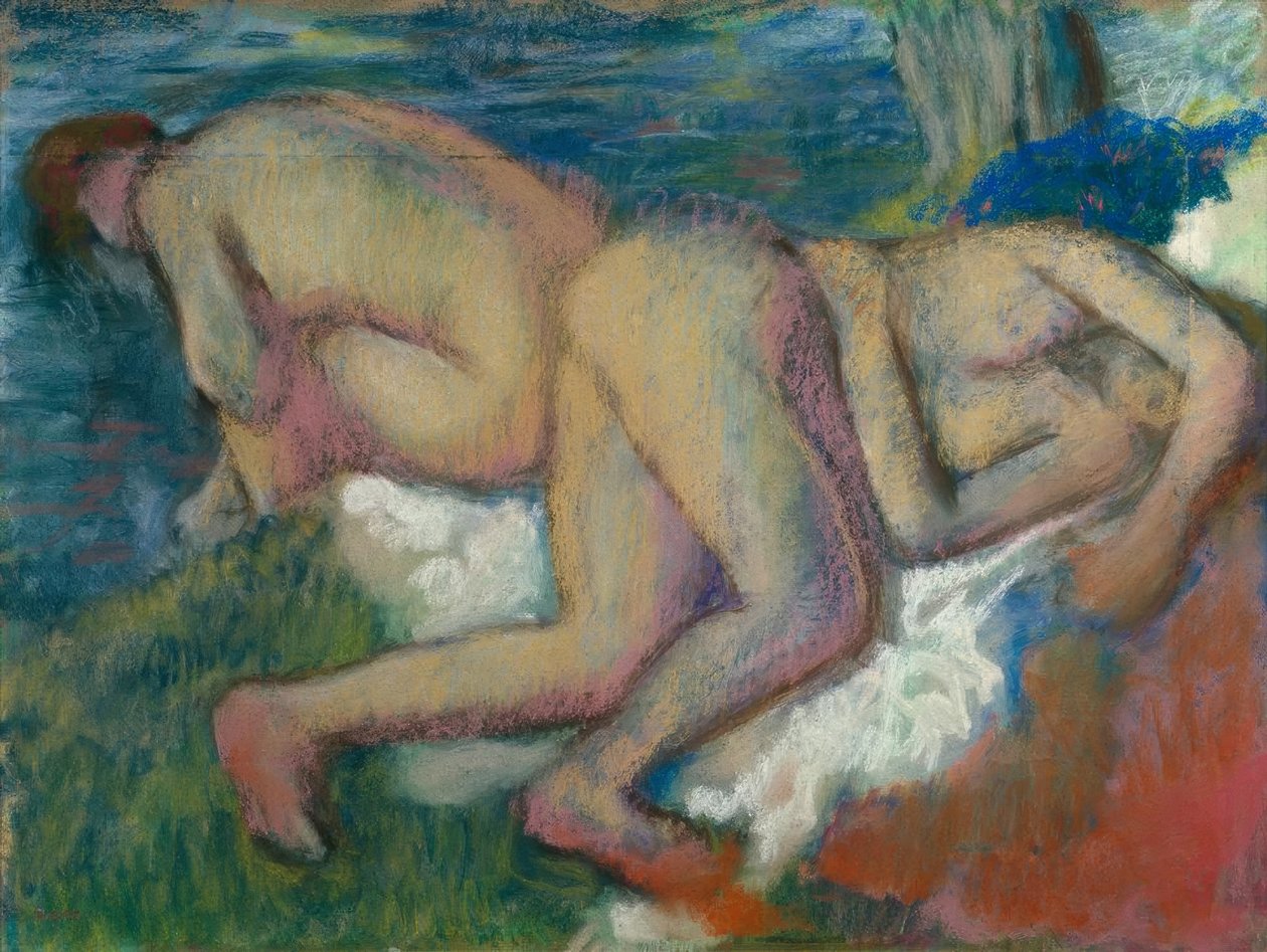 To kvinner i badekaret av Edgar Degas
