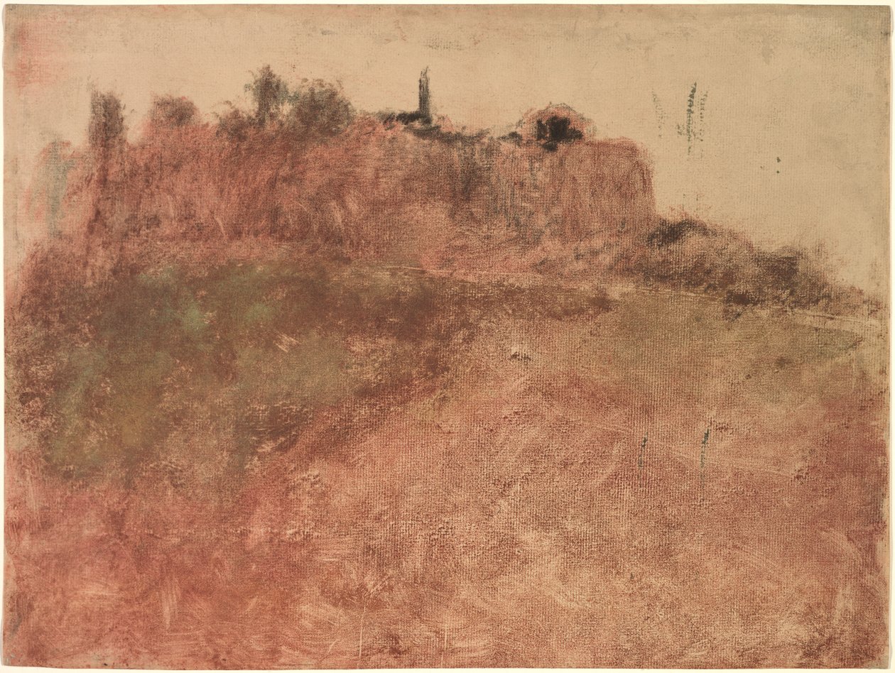 Esterel Village, ca. 1890. av Edgar Degas