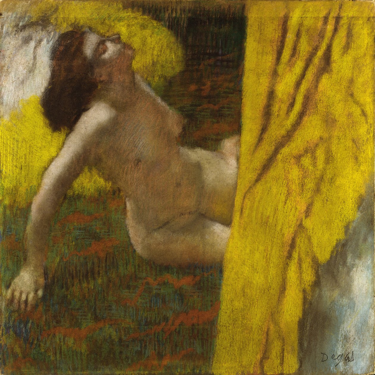 Naken kvinne, ca 1885-1886. av Edgar Degas