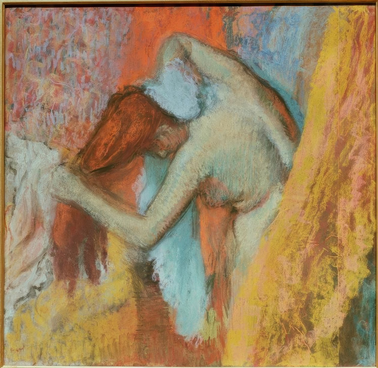 Kvinne på toalettet av Edgar Degas