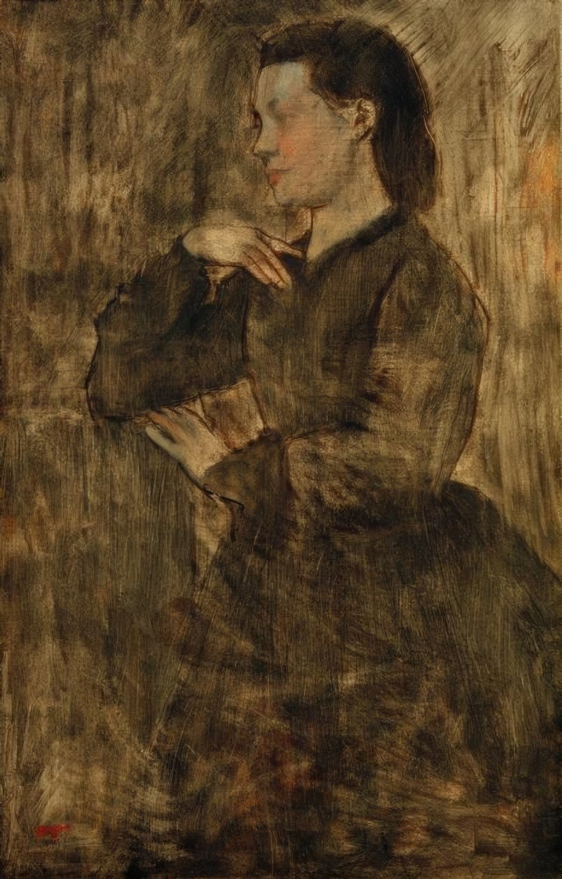 Kvinneportrett av Edgar Degas