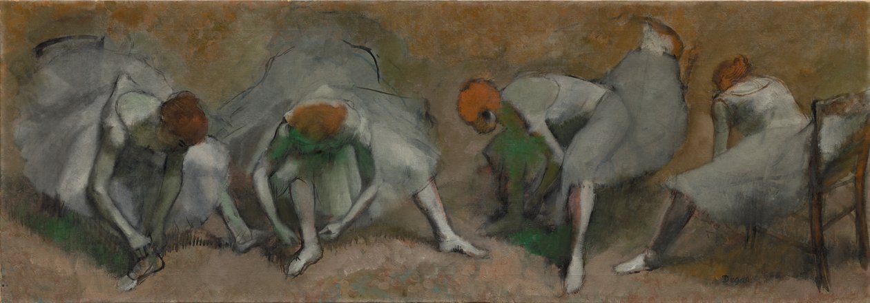 Frise av dansere, ca. 1895. av Edgar Degas