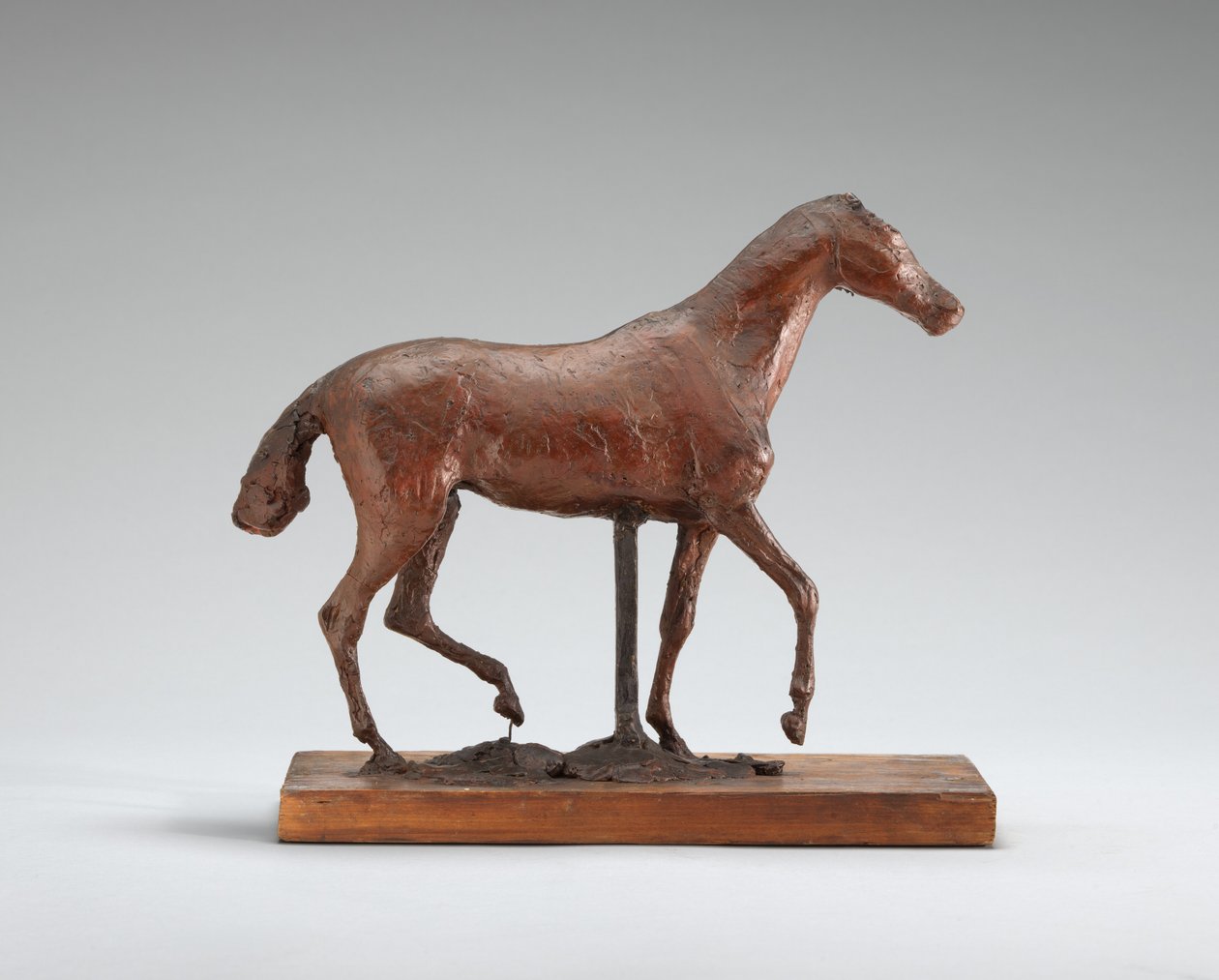 Hestevandring, muligens tidlig på 1870-tallet. av Edgar Degas
