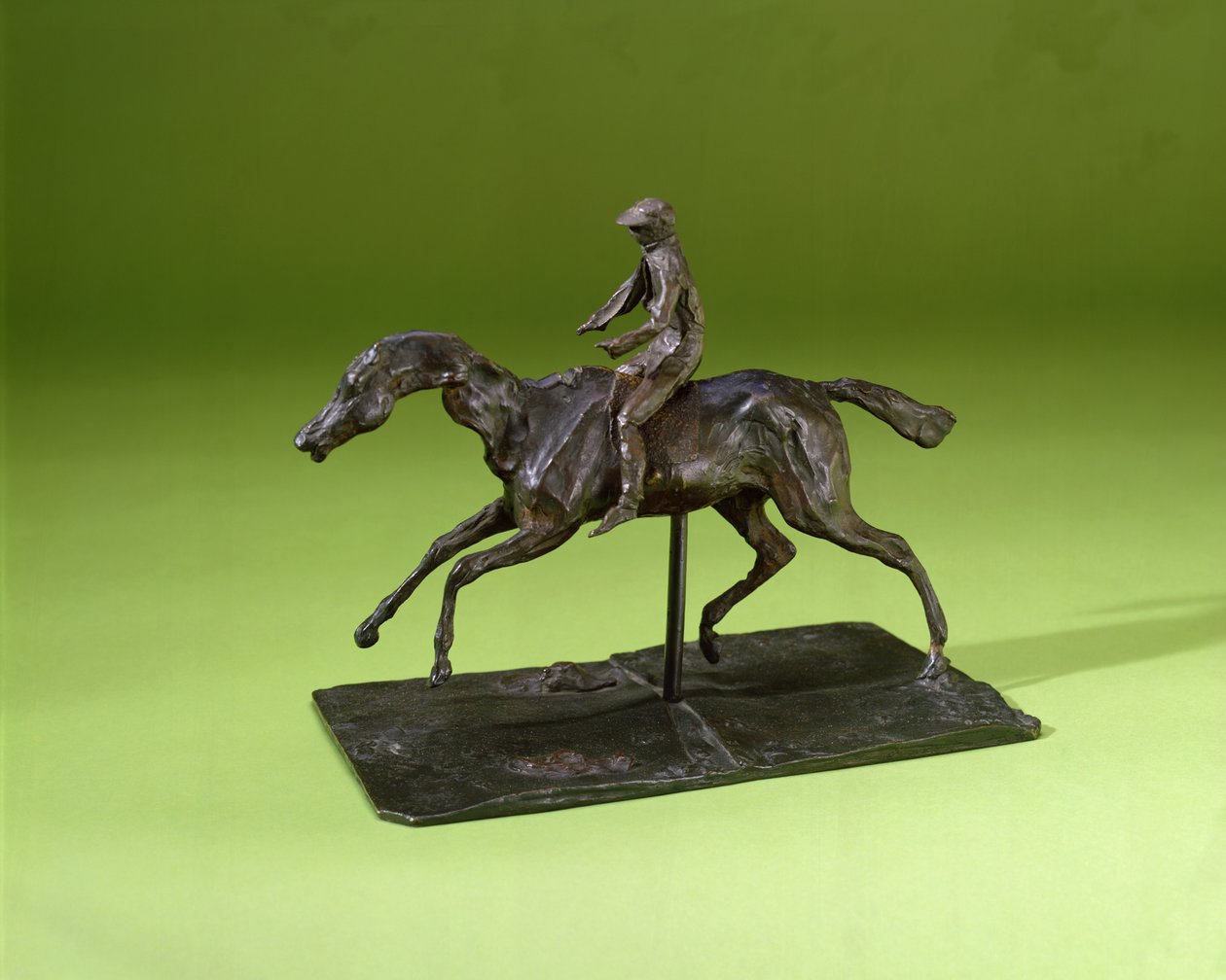 Jockey på en hest (bronse) av Edgar Degas