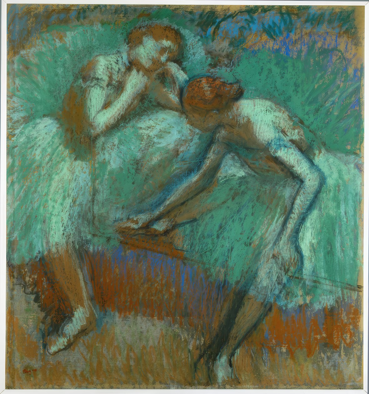 De store grønne danserne av Edgar Degas