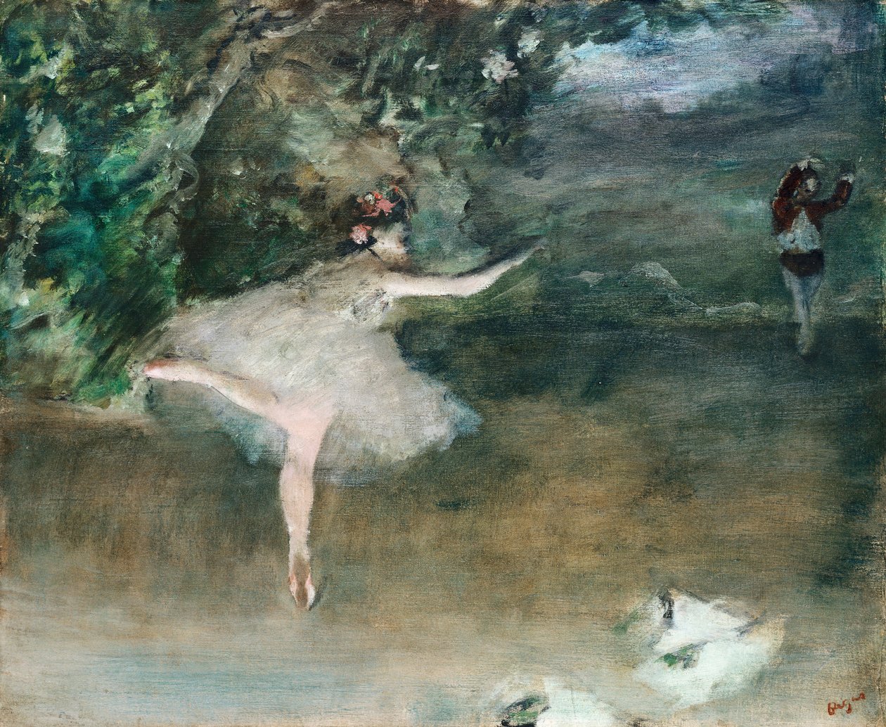 The Spikes, ca. 1877-1878 (olje på lerret) av Edgar Degas