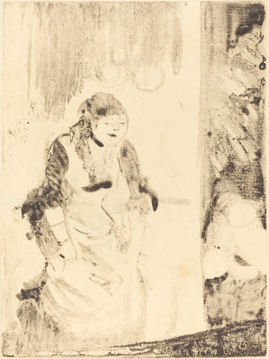Frøken Bécat, ca. 18771878. av Edgar Degas
