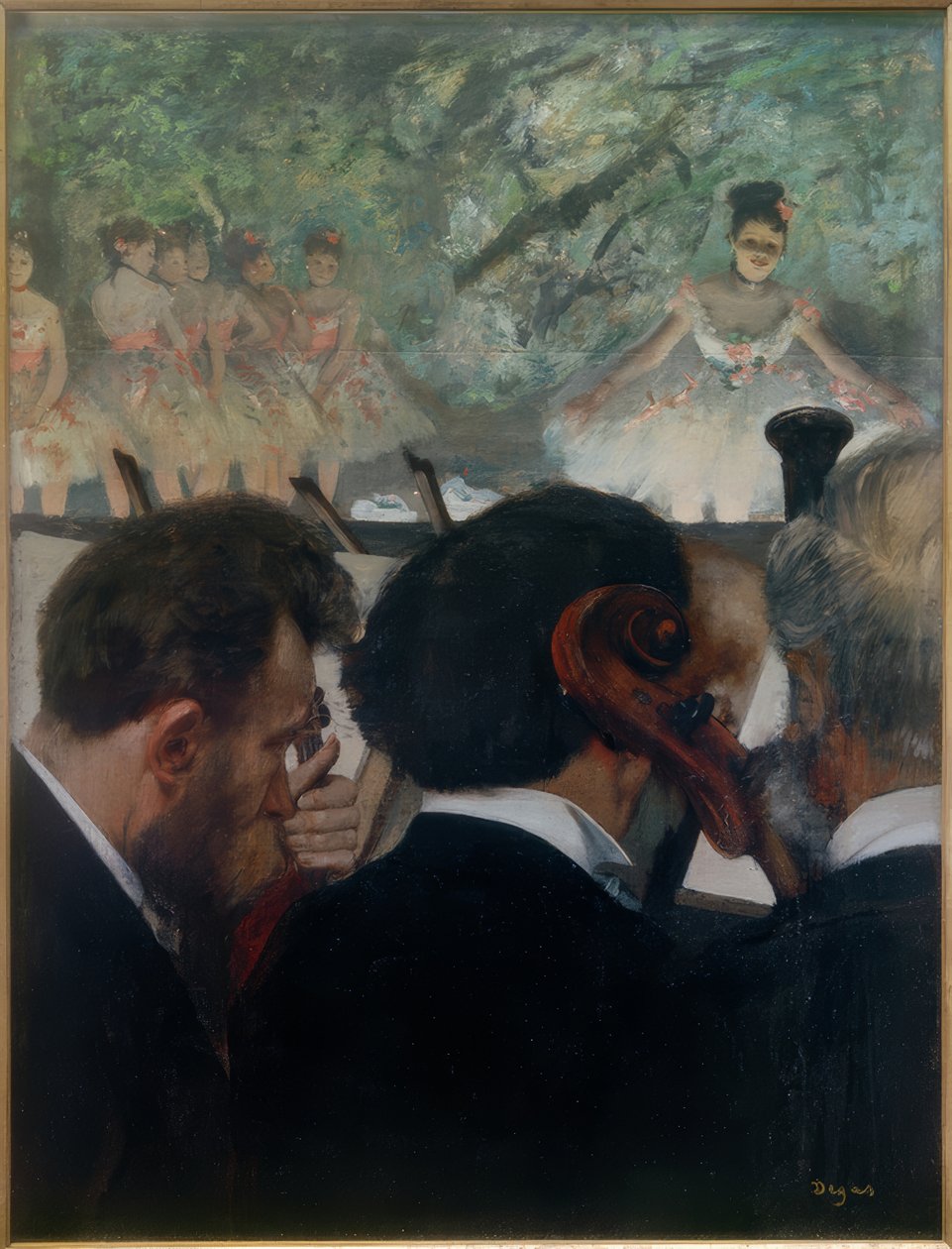 Orkestermusiker av Edgar Degas
