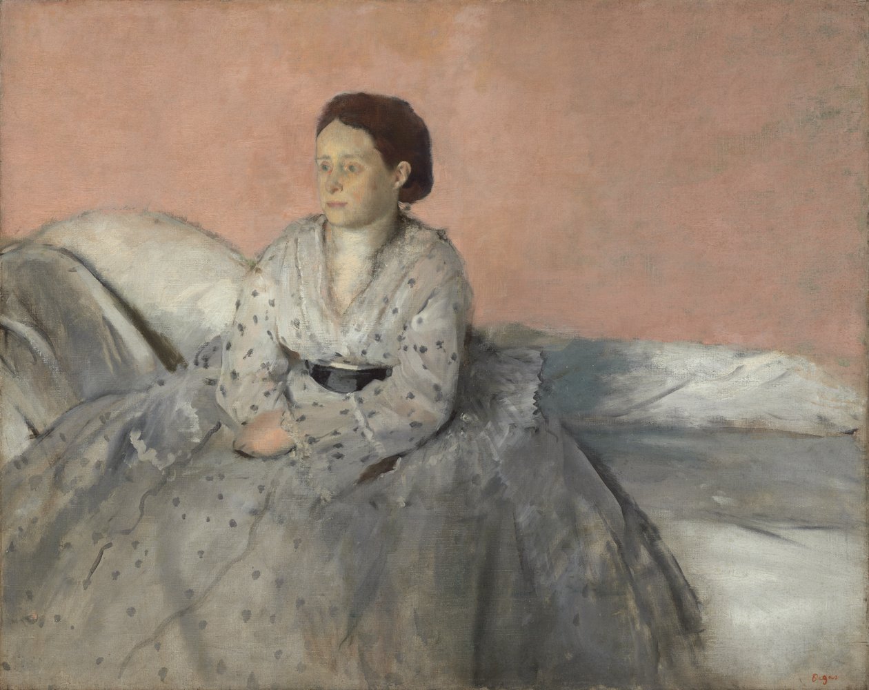 Portrett av fru René de Gas av Edgar Degas