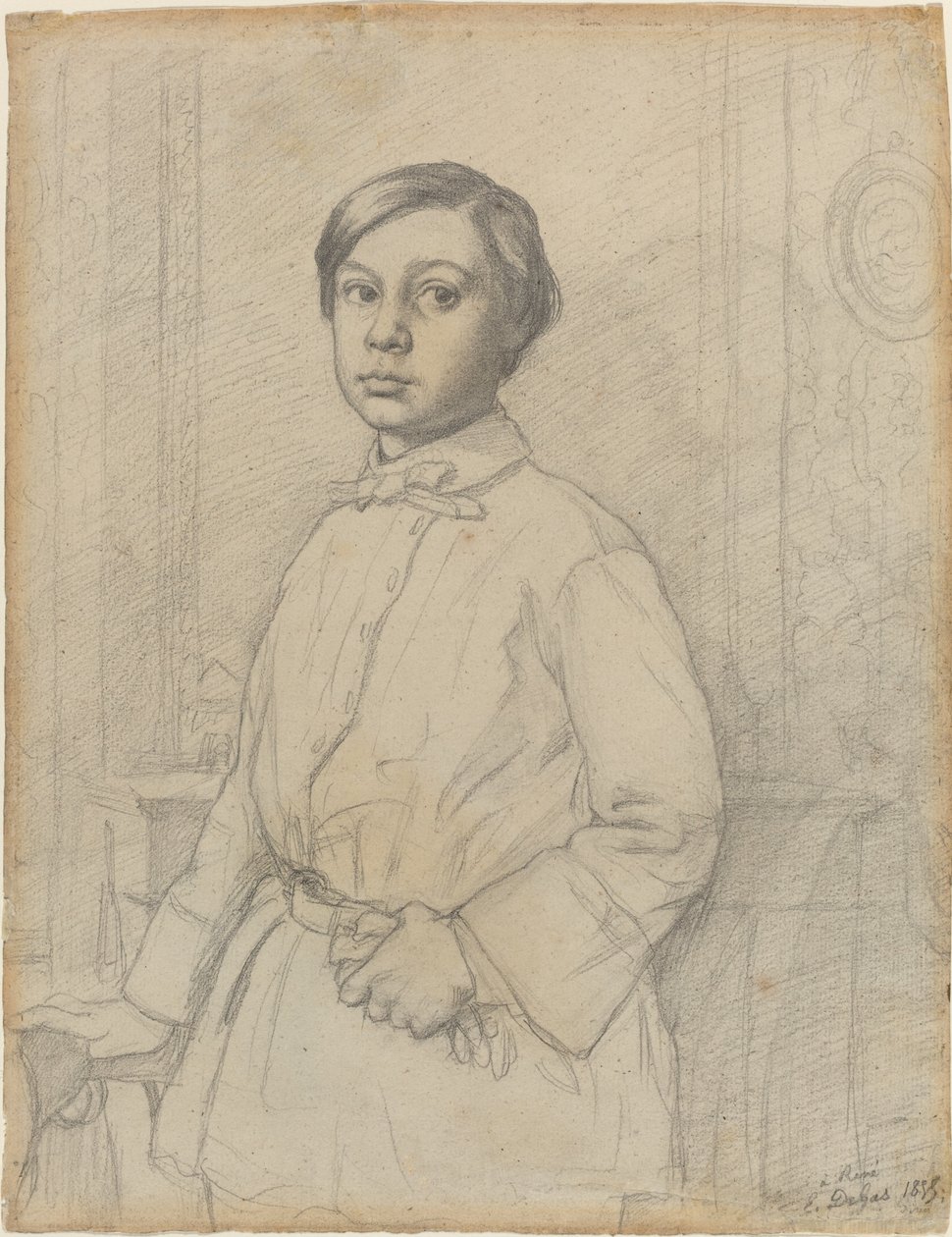 Rene de Gas [straight] av Edgar Degas