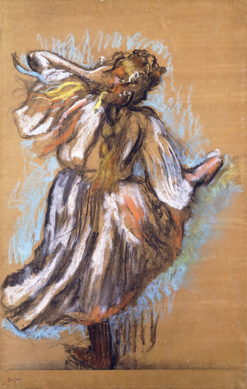 Russisk danser, 1895 av Edgar Degas
