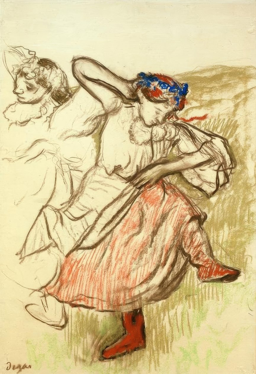 Russiske dansere av Edgar Degas