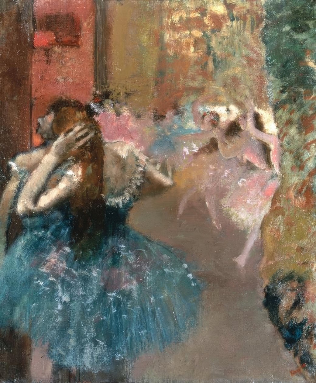 Ballettscenen av Edgar Degas