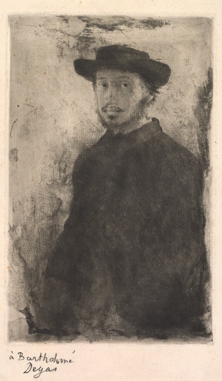 Selvportrett, 1857. av Edgar Degas