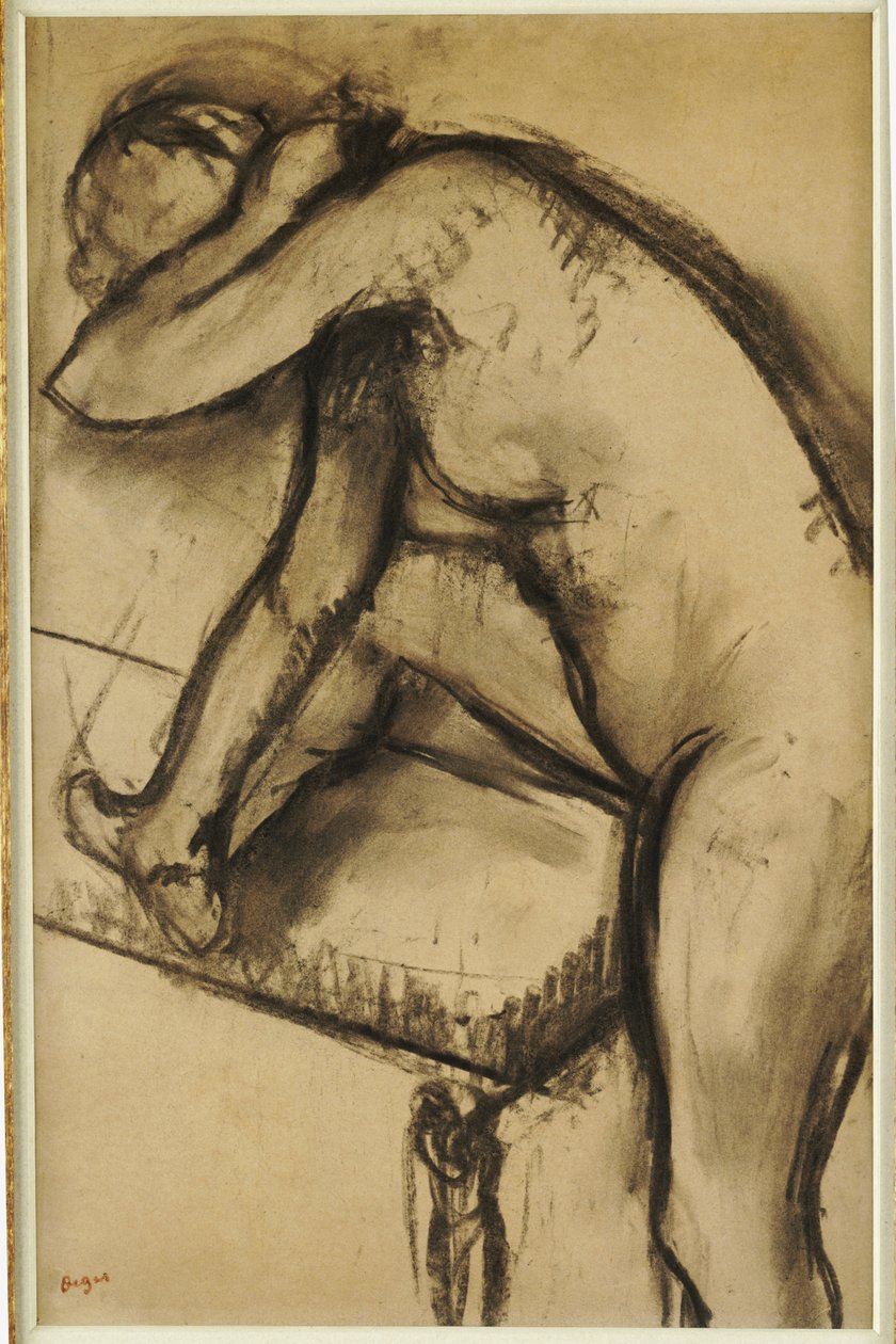 Studie av en danser av Edgar Degas
