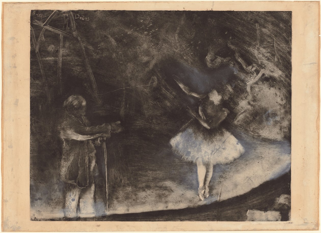 Ballettmesteren, ca. 1876. av Edgar Degas