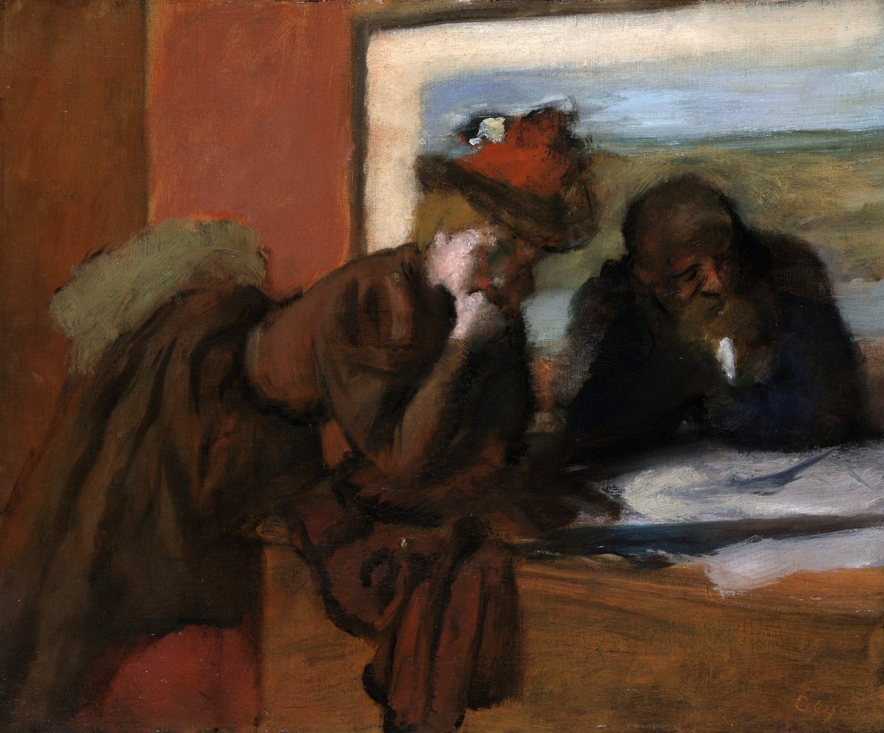Samtalen av Edgar Degas