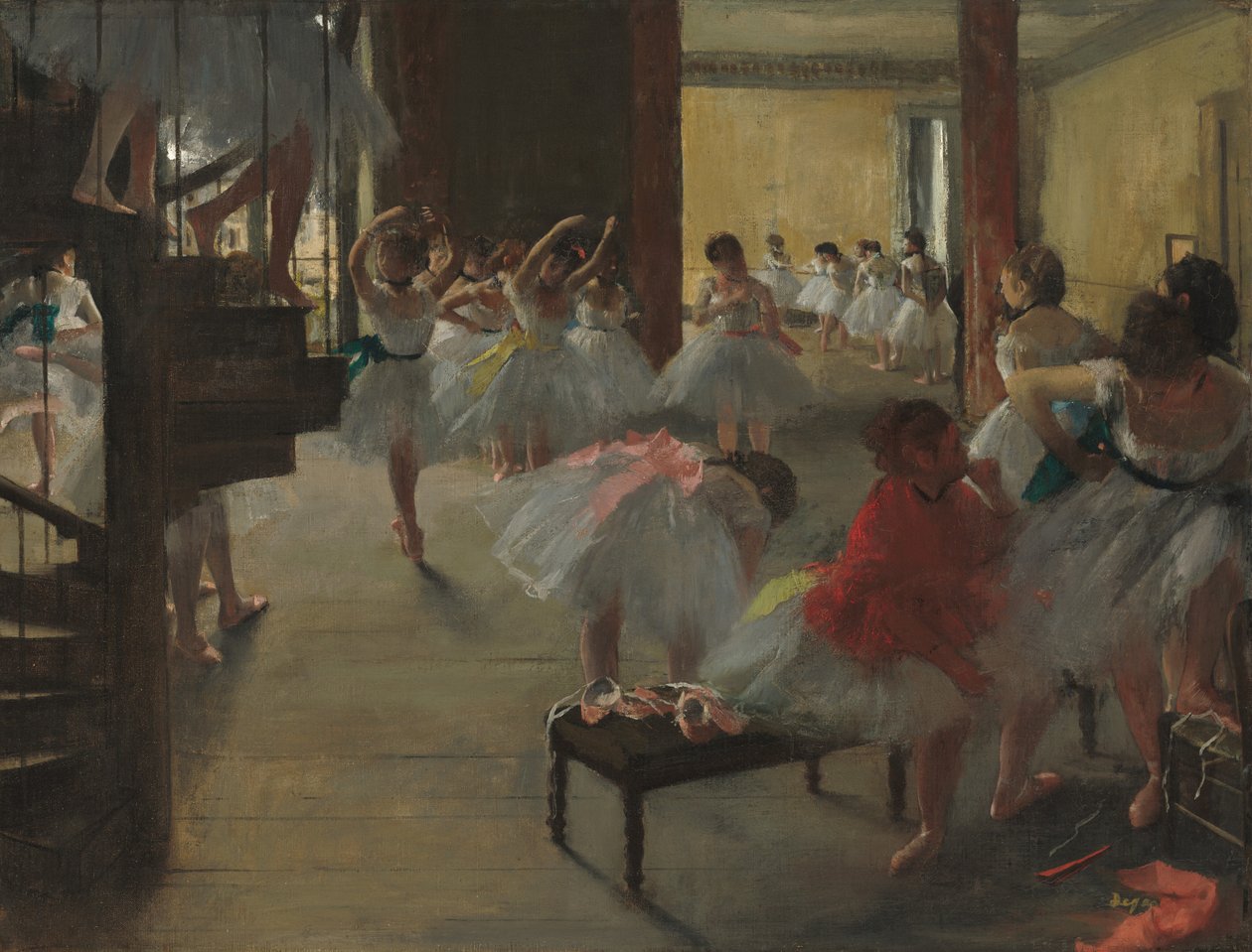 Danseklassen, ca. 1873. av Edgar Degas