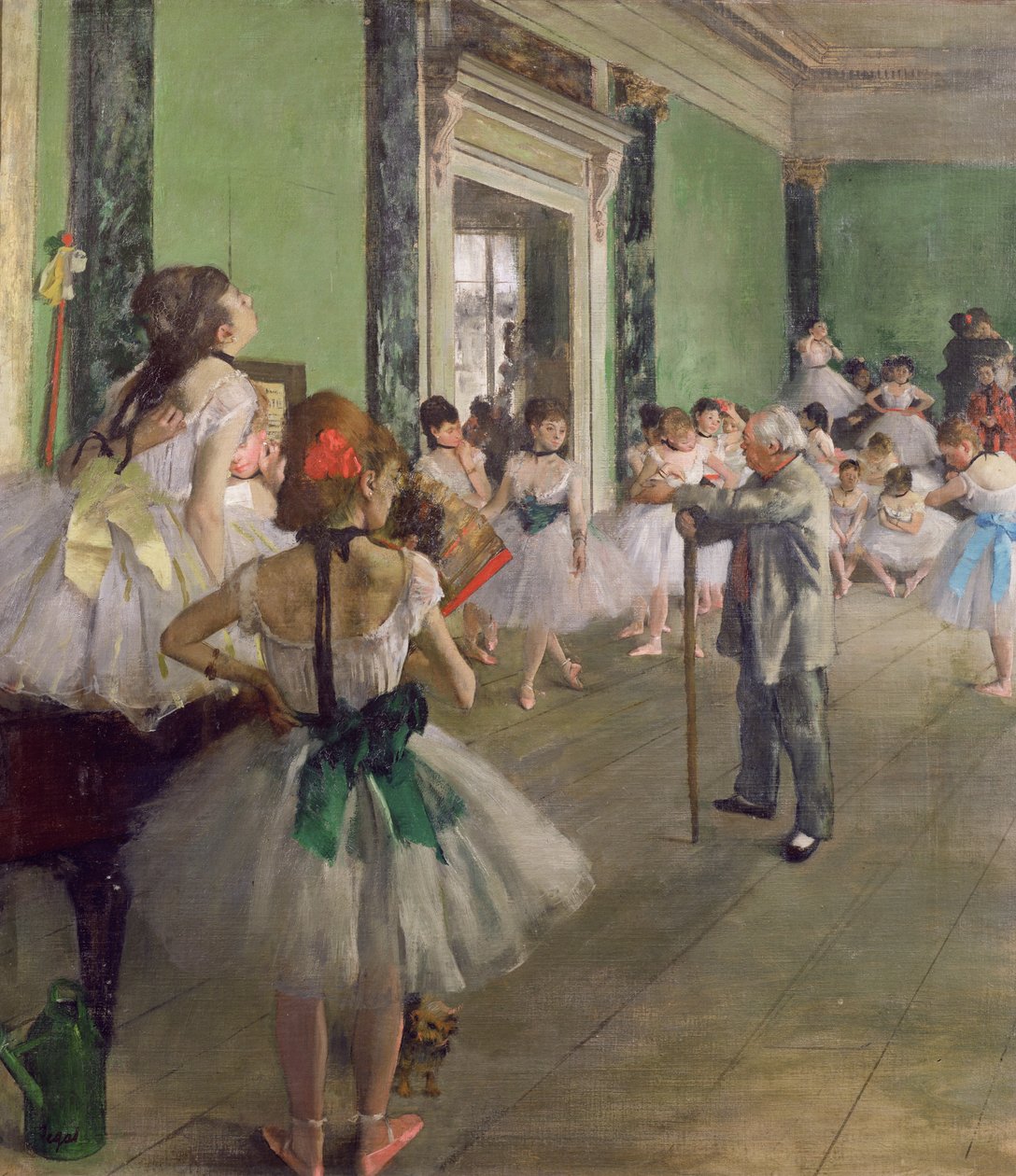 The Dancing Class, ca. 1873-76 (olje på lerret) av Edgar Degas