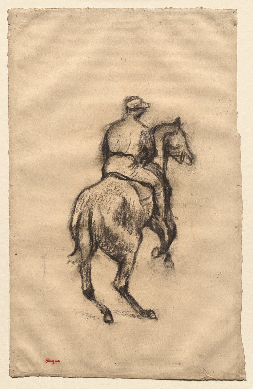 Jockeyen, ca. 1885-1900. av Edgar Degas