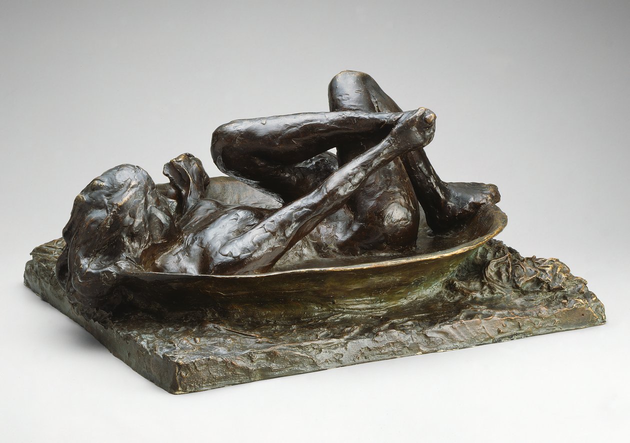 The Tub, modellert 1889 støpt 191921. av Edgar Degas