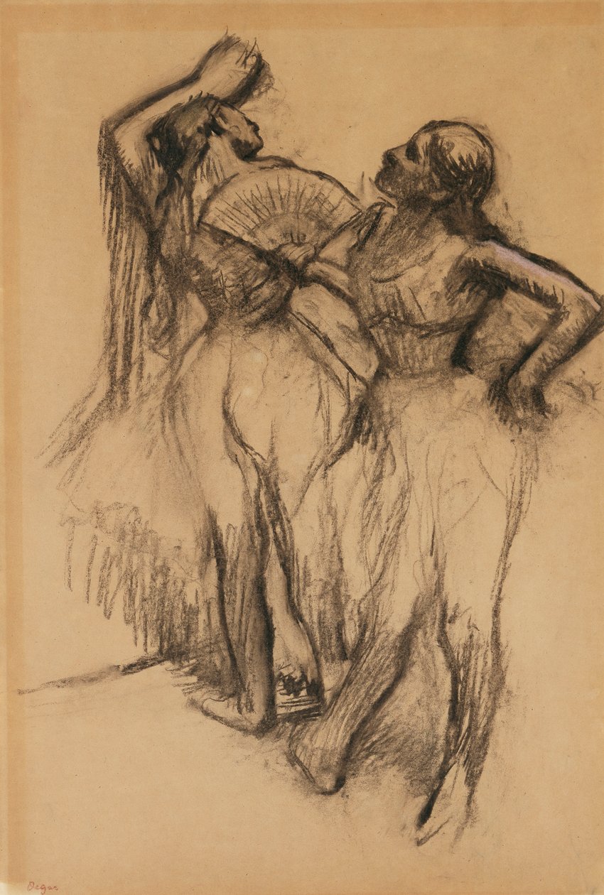 To dansere, 1888 av Edgar Degas