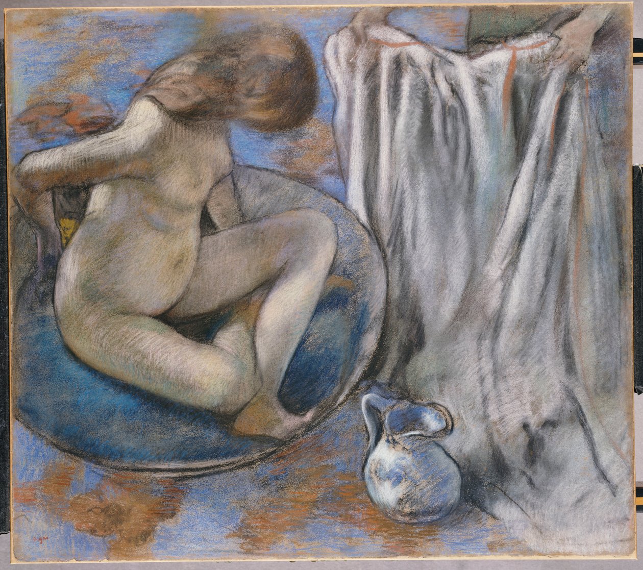 Kvinne i badekaret, 1884 av Edgar Degas