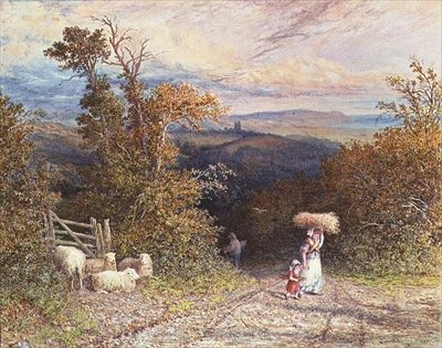 Country Lane av Edgar John Varley