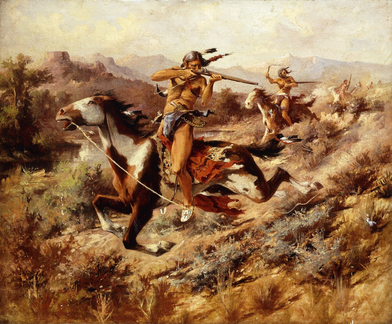 Jakten, av Edgar Samuel Paxson