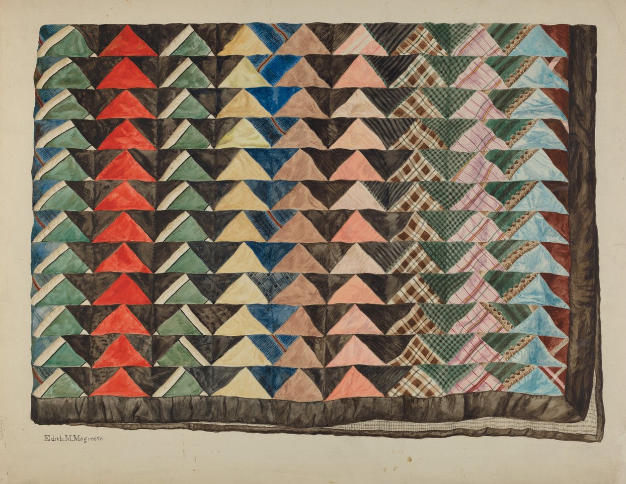 Patchwork Quilt av Edith Magnette