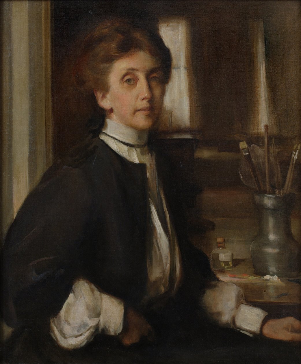 Selvportrett, 1909 av Edith Mitchill Prellwitz