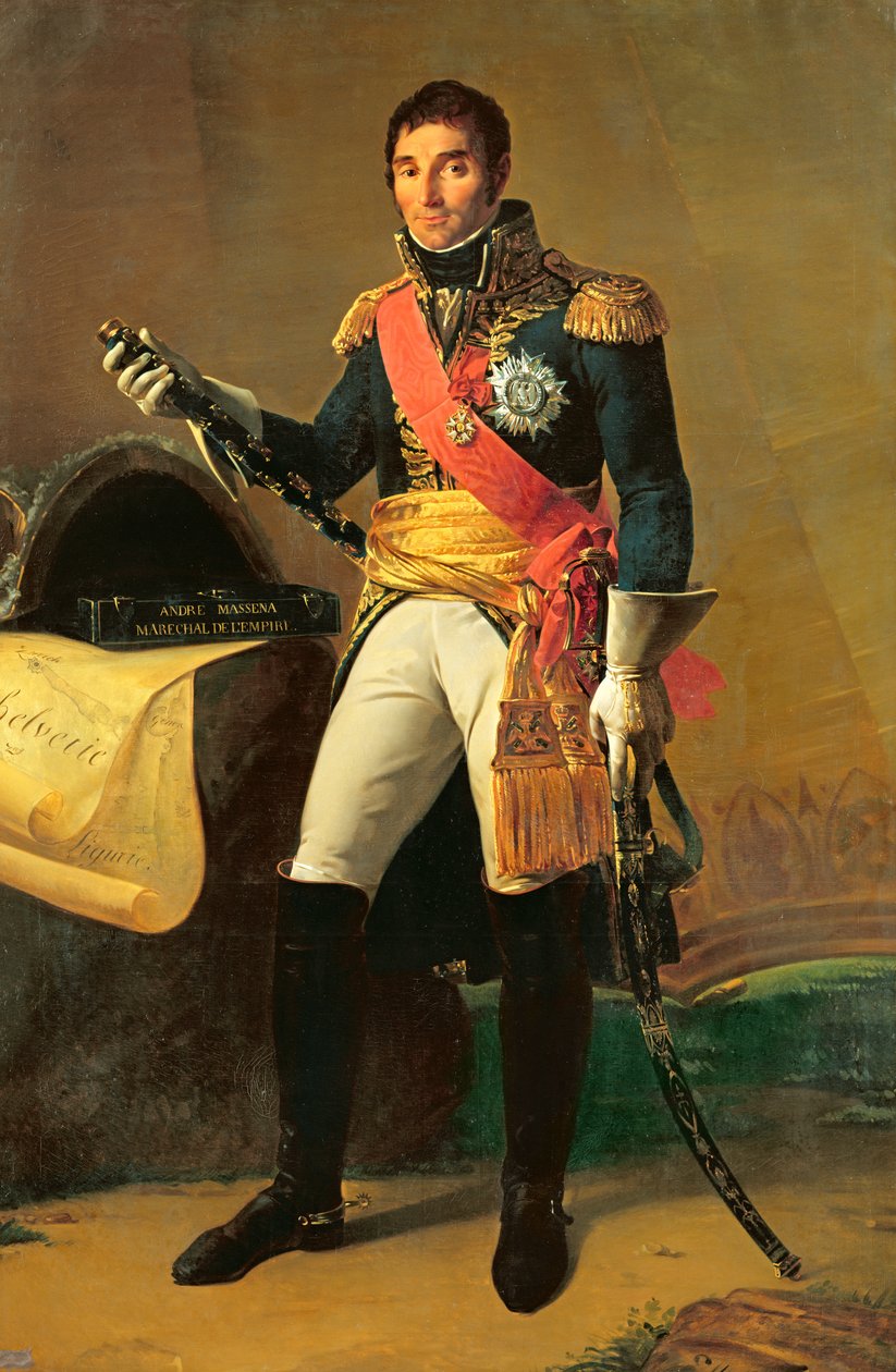 Portrait of Andre Massena, c.1853 av Edme Adolphe Fontaine