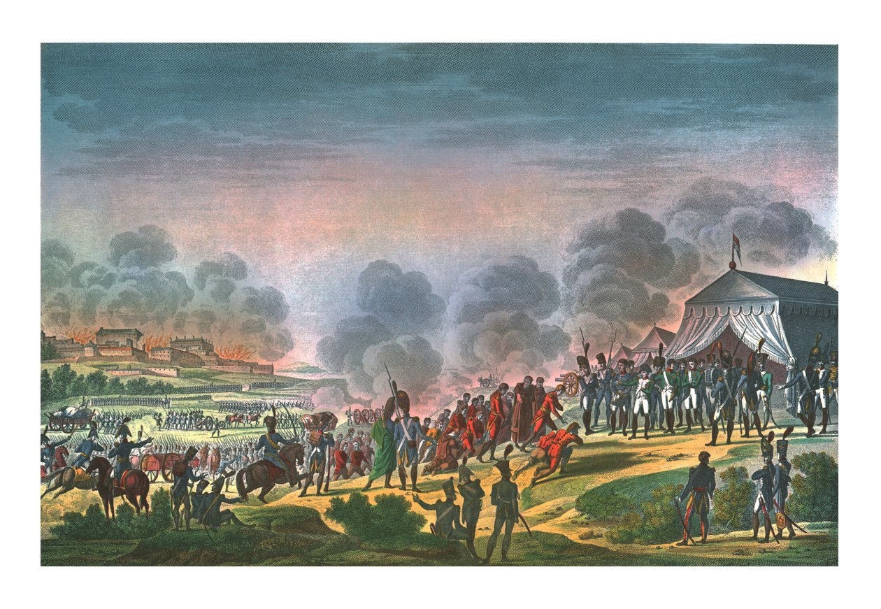 Bombardement av Madrid, 4. desember 1808, c1850. av Edme Bovinet