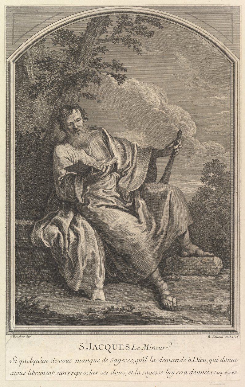 Saint James the Minor, 1726. av Edme Jeaurat