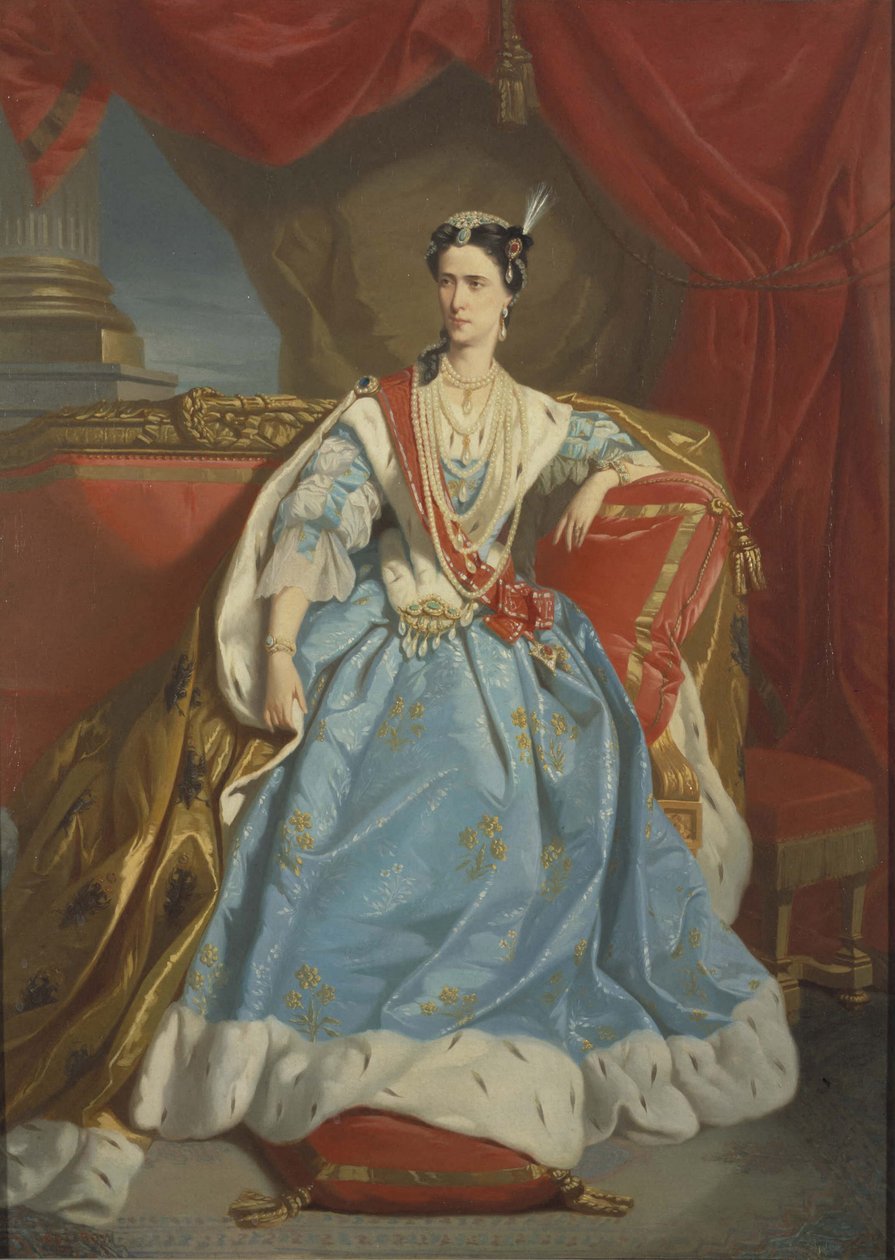Portrett av Rachel av Edmond Aime Florentin Geffroy