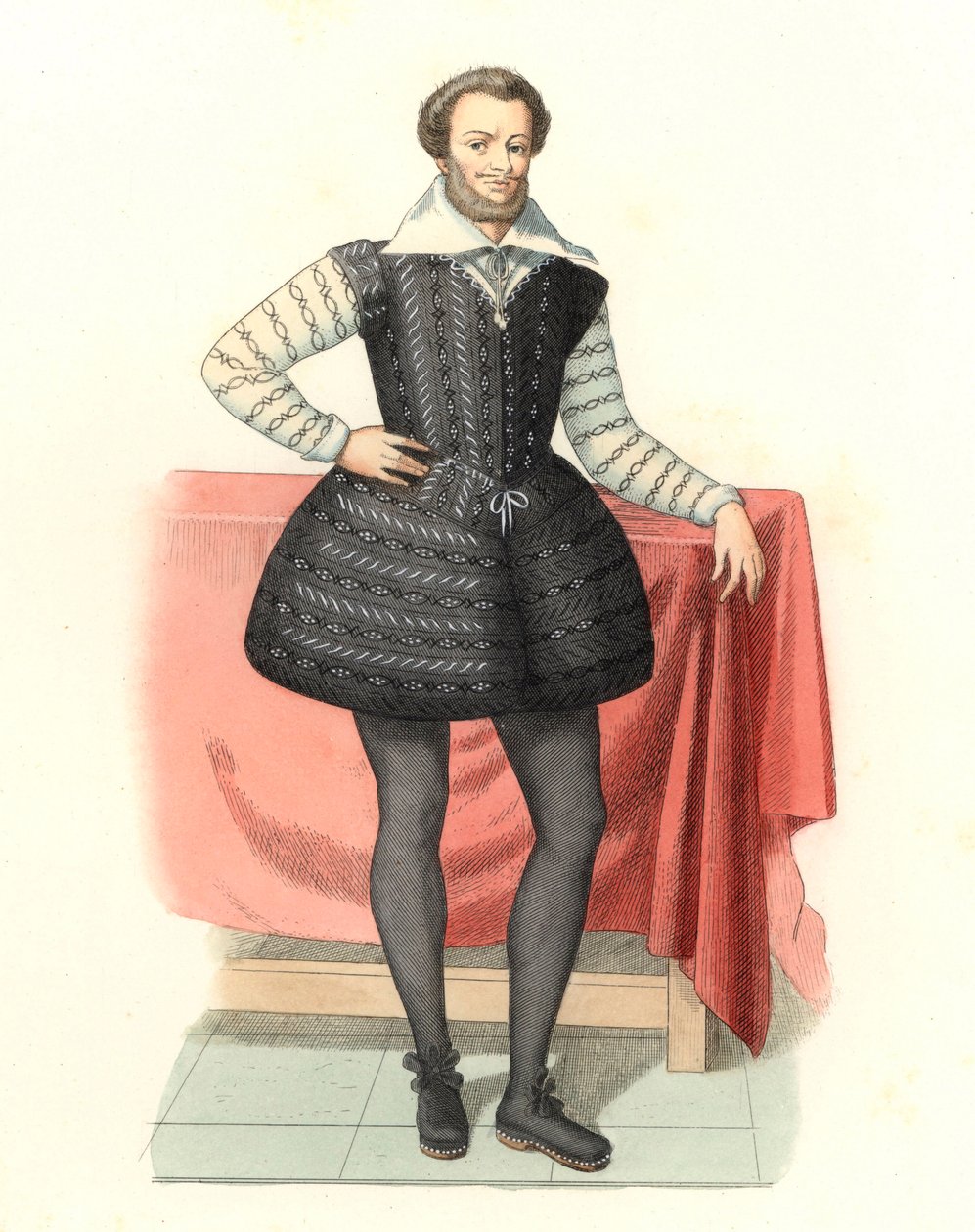 Antoine de Saint Chamans, fransk adel av Edmond Lechevallier Chevignard