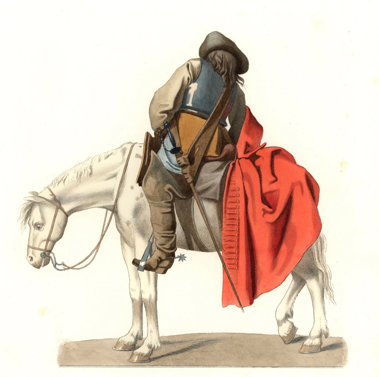 fransk kavaleri av Edmond Lechevallier Chevignard