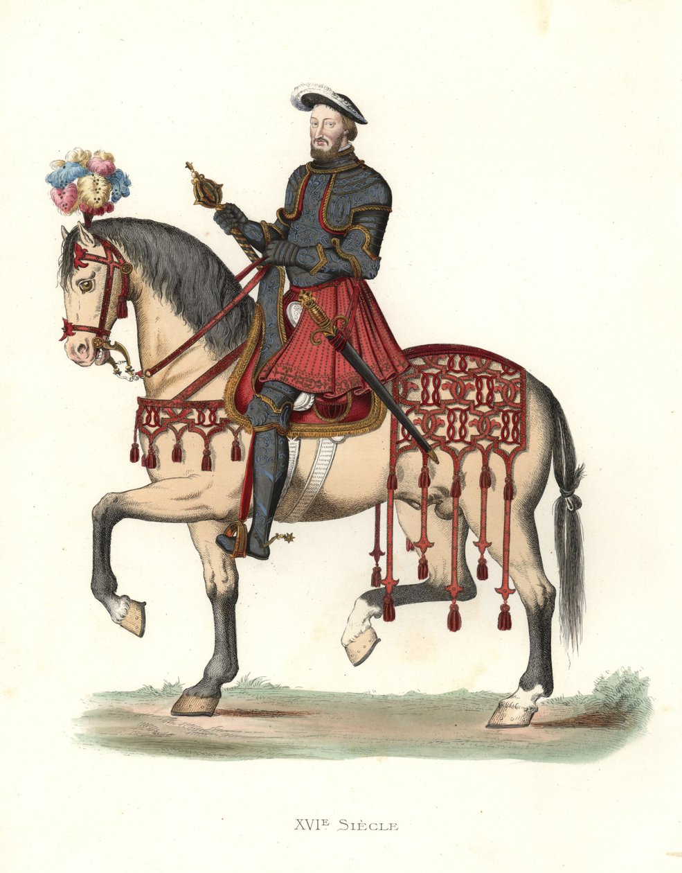 Kong Frans I av Frankrike (1494–1547) av Edmond Lechevallier Chevignard