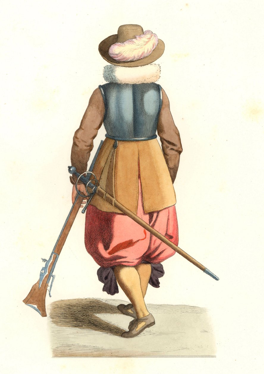 Musketer av Fransk Flandern av Edmond Lechevallier Chevignard