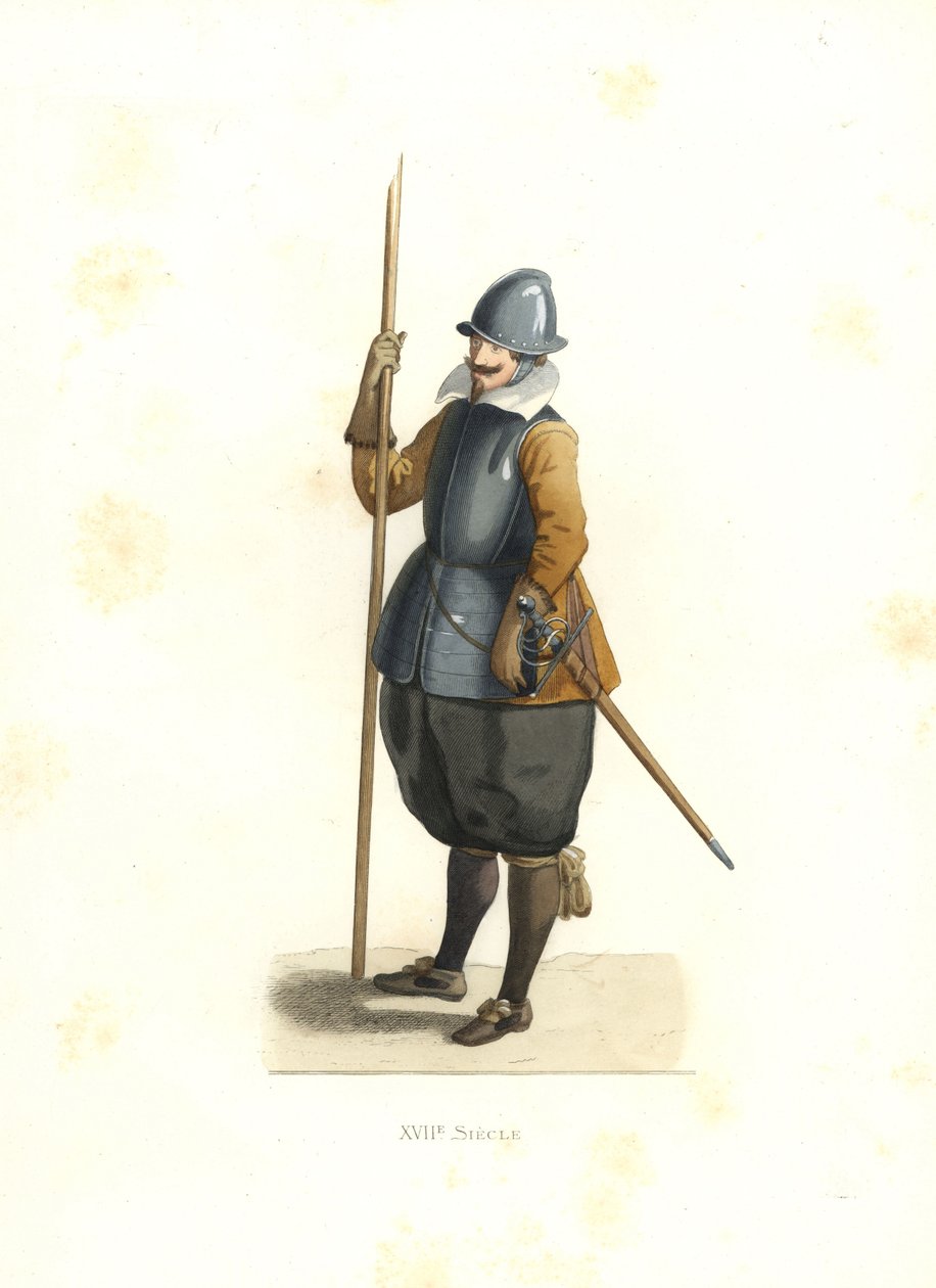Pikeman, Fransk Flandern av Edmond Lechevallier Chevignard