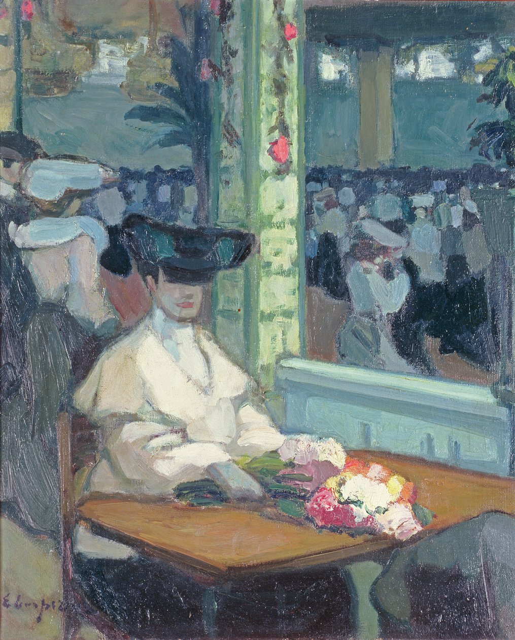 Venter (Moulin de la Galette) av Edmond Lempereur