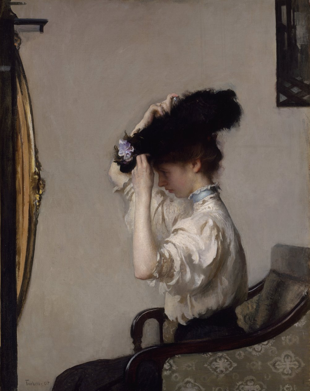 Forberedelse til Matinee av Edmund Charles Tarbell