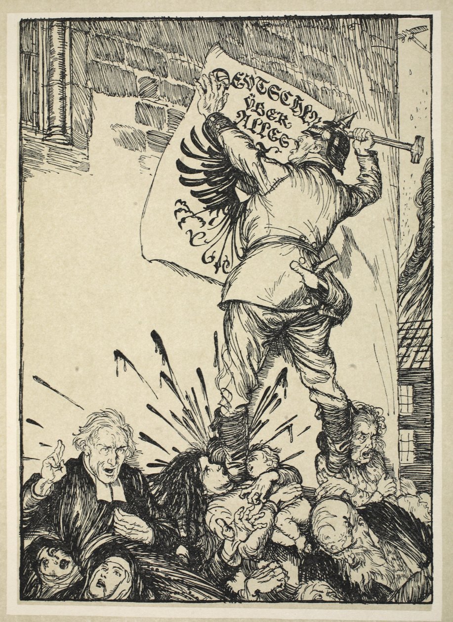 Deutschland Uber Alles, illustrasjon fra The Kaiser