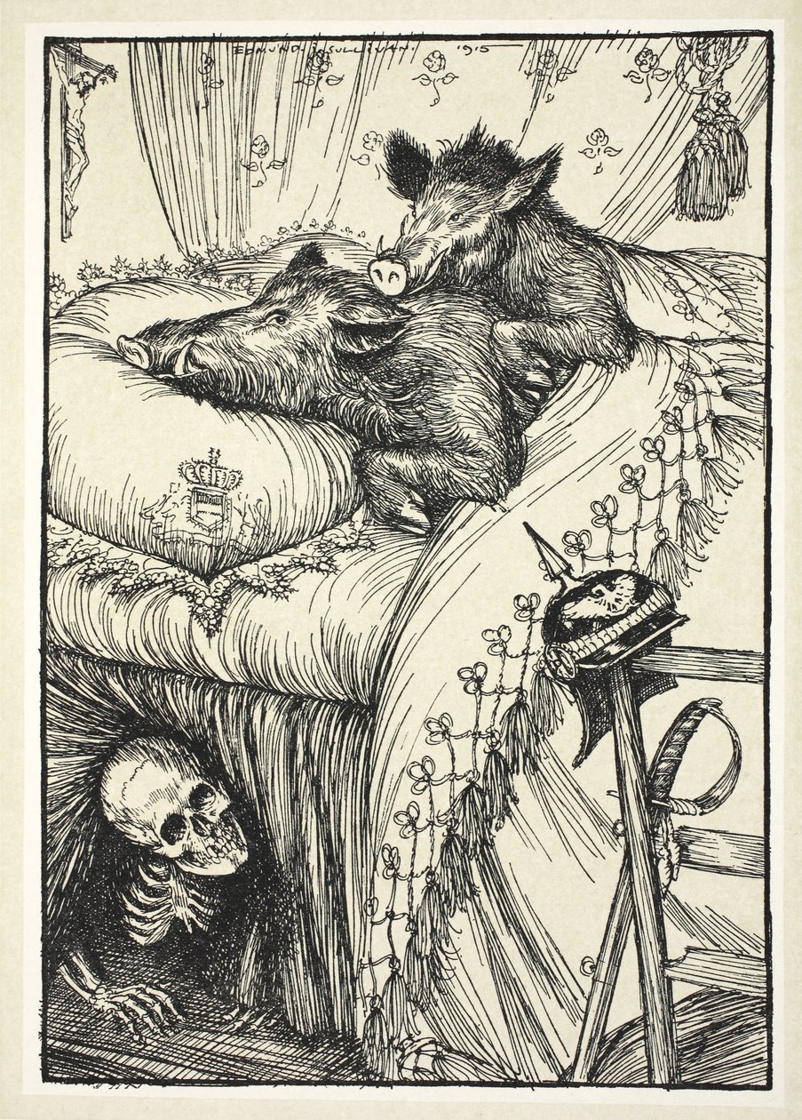 The Belgian Bed, illustrasjon fra The Kaiser