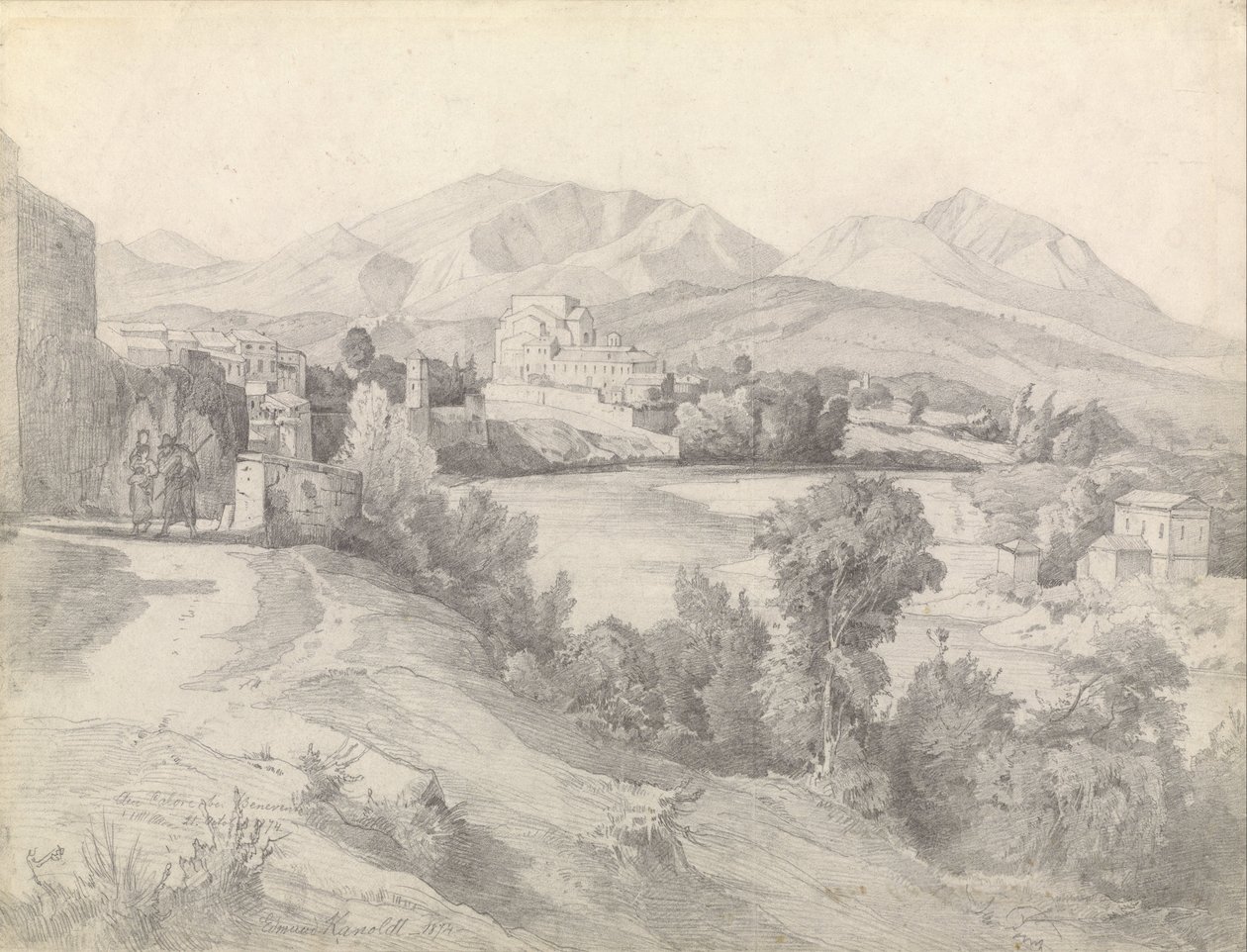 Utsikt over Benevento av Edmund Kanoldt