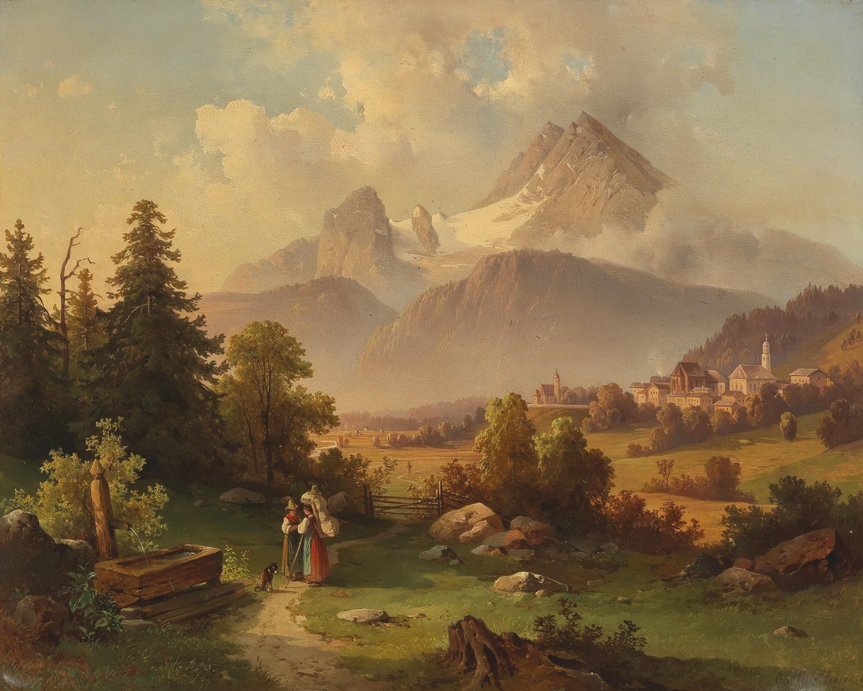 Utsikt over Watzmann av Edmund Mahlknecht