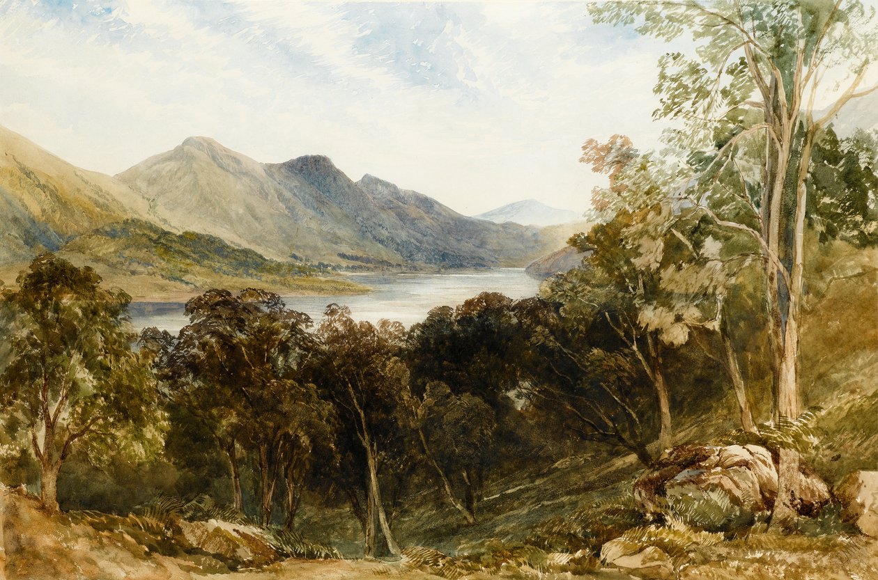 Ballachulish, Loch Leven, 1867 (wc på papir) av Edmund Morison Wimperis