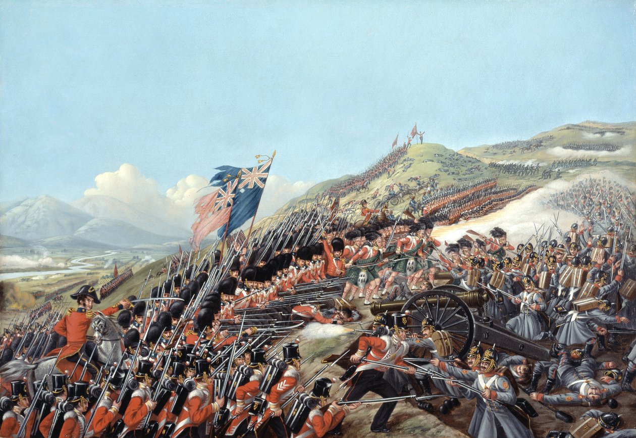 Slaget ved Alma 20. september 1854, 1854 av Edmund Walker