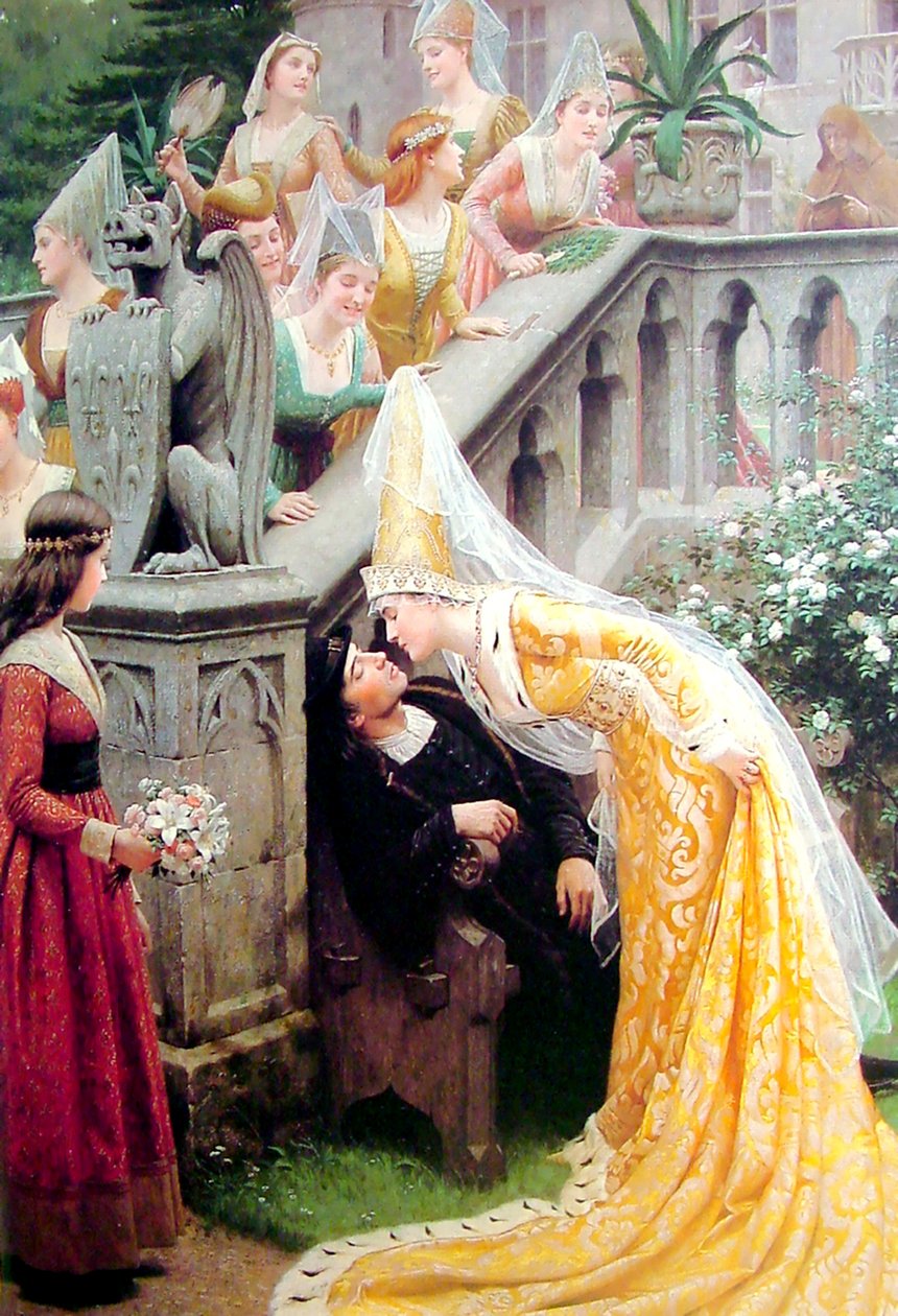 Alain Chartier, 1903. av Edmund Blair Leighton